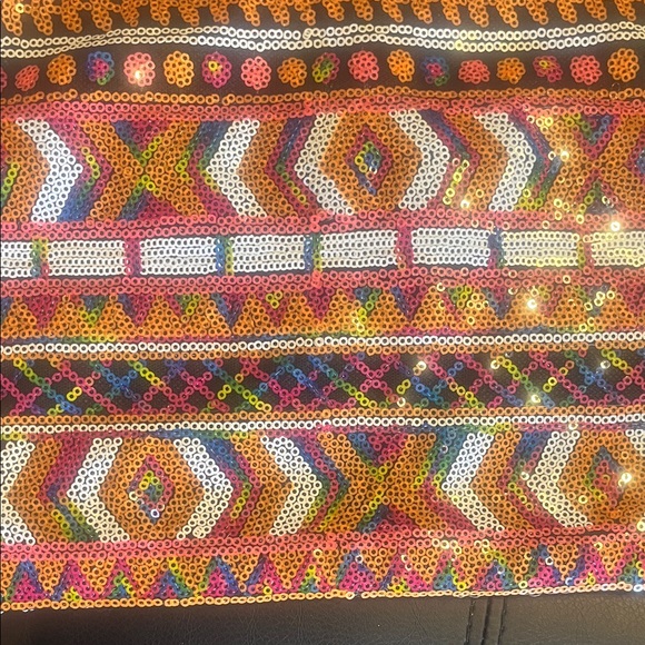 Colorful Sequin Patterned Wristlet - Picture 5 of 7